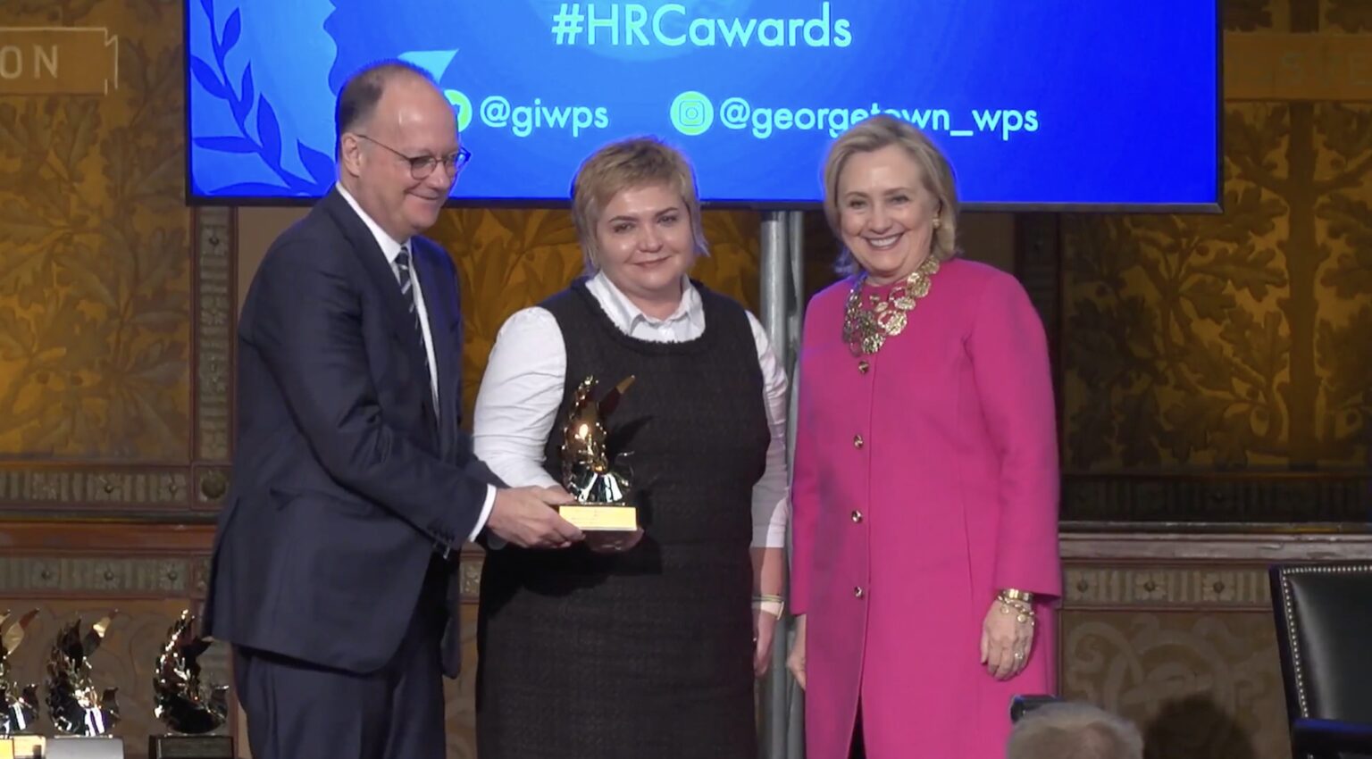 Нагорода імені Гілларі Клінтон від Джорджтаунського інституту жінок, миру та безпеки — 2022